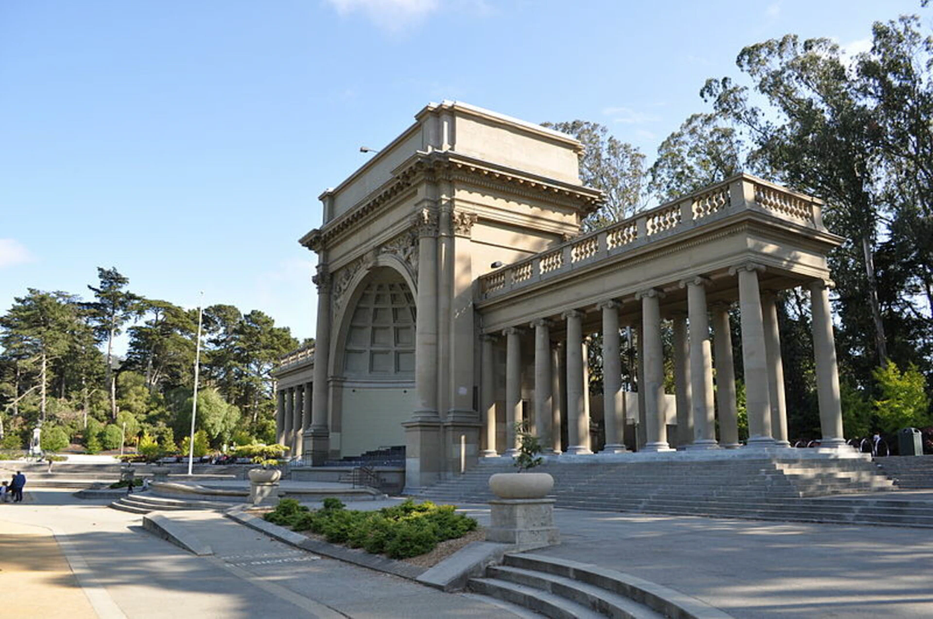 Temple of Music at the Music Concourse in Golden Gate Park